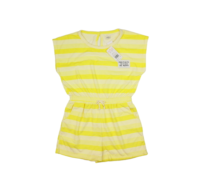 Nový žlutý kraťasový overal F&F