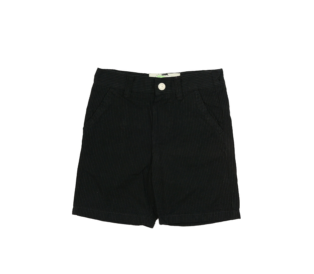 Černé pruhované kraťasy