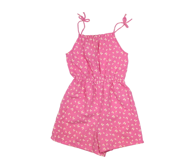 Růžový vzdušný kraťasový overal Primark