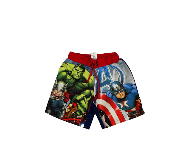 Tmavé kraťasy s hrdiny Avengers Marvel