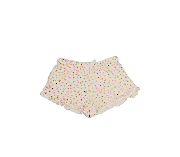 Krémové květinové kraťasy F&F