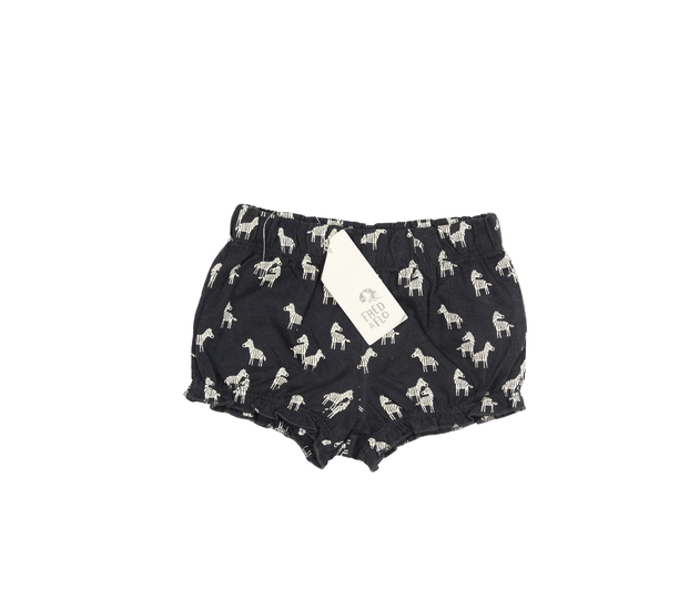 Nové tmavošedé kraťasy se zebrami F&F