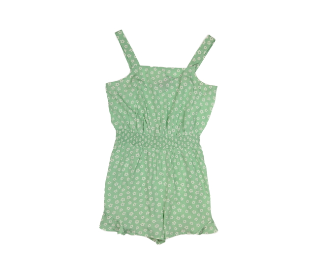 Zelený vzdušný kraťasový overal New Look
