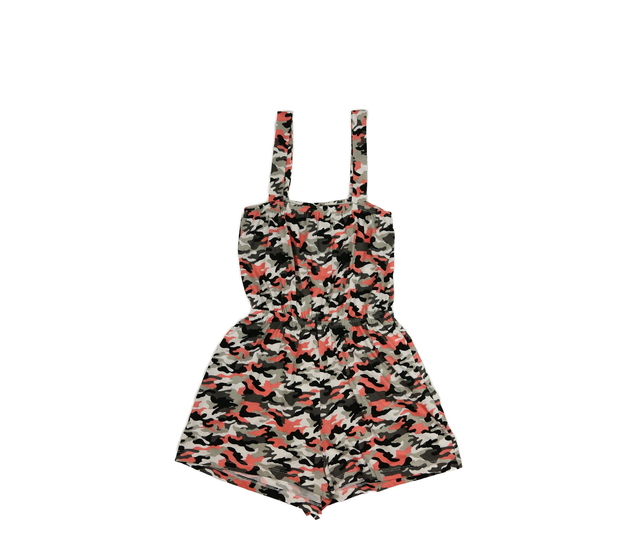 Vzorovaný kraťasový overal New Look