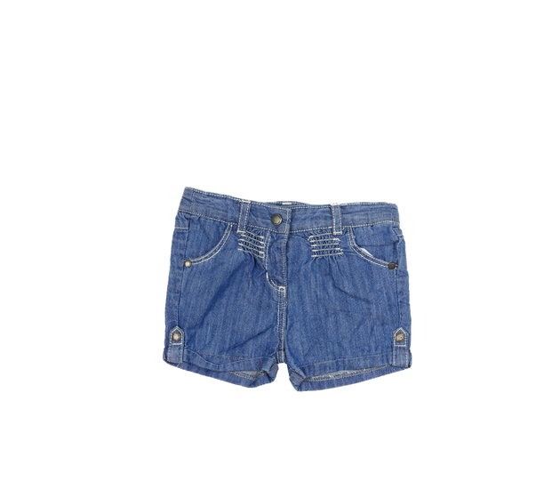 Modré kraťasy s nastavitelným pasem