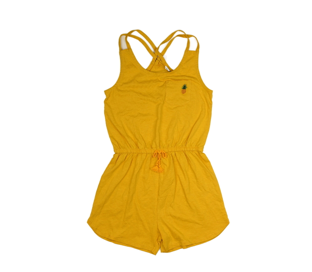 Žlutý kraťasový overal Tu
