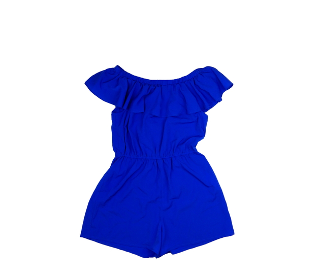 Tmavomodrý kraťasový overal vel. 170 New Look