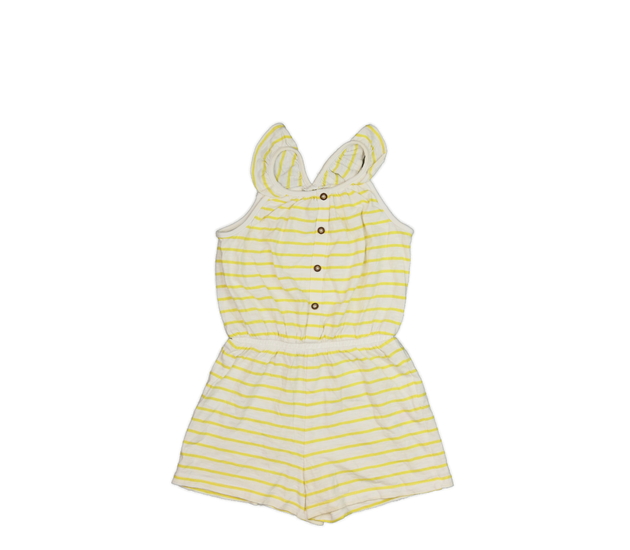 Krémovožlutý kraťasový overal F&F