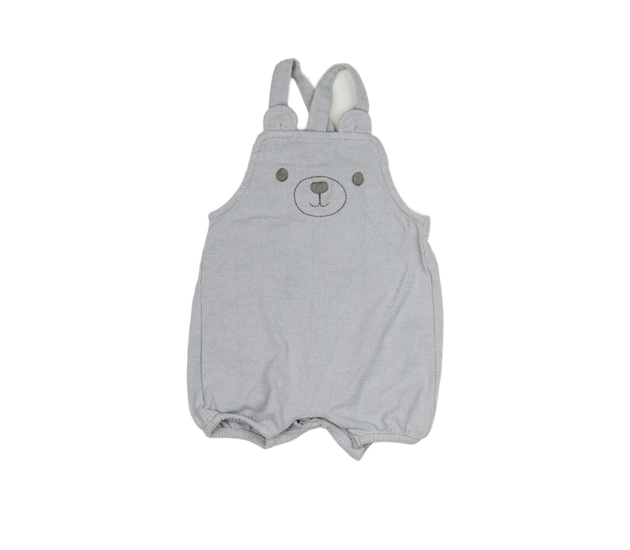 Modré kraťasy s laclem s medvídkem George