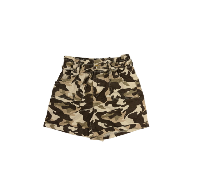 Hnědé maskáčové kraťasy River Island