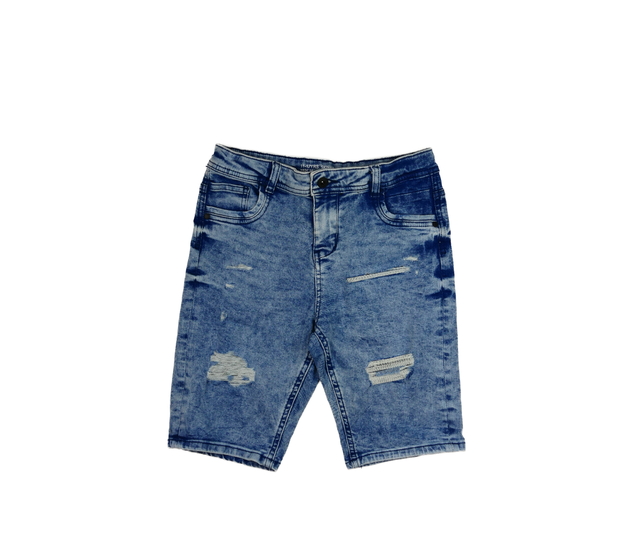 Modré melírované riflové kraťasy Primark