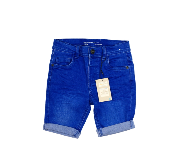 Nové sytě modré riflové kraťasy Primark