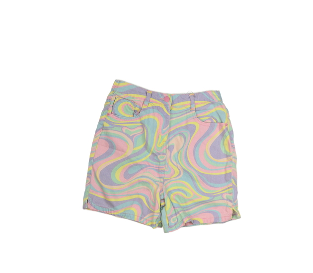 Světlé riflové kraťasy s pastelovými barvami Georg