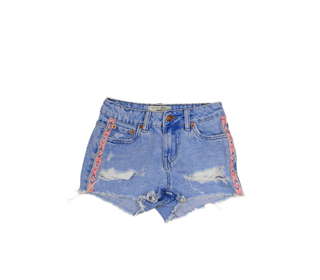 Modré riflové krátké kraťasy New Look