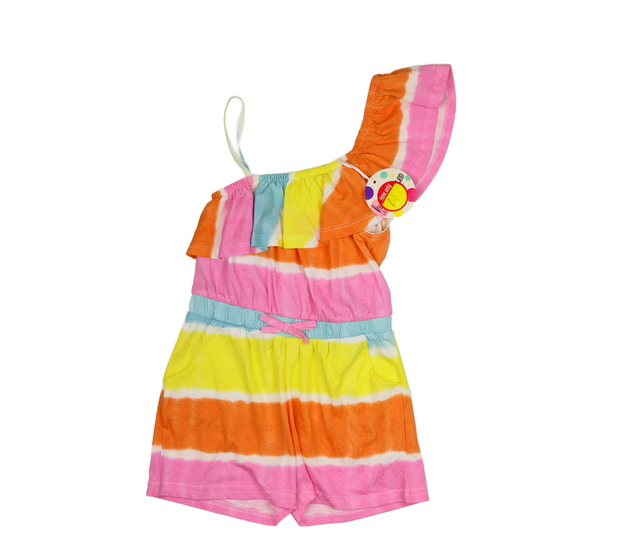 Nový duhový kraťasový overal 