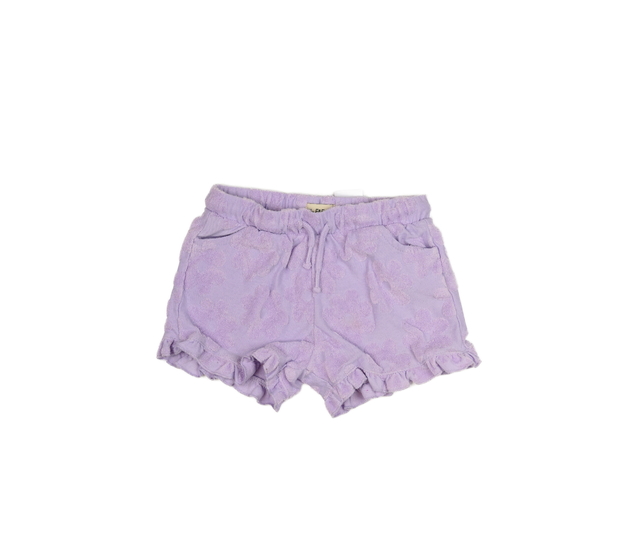 Fialové květinové kraťasy F&F