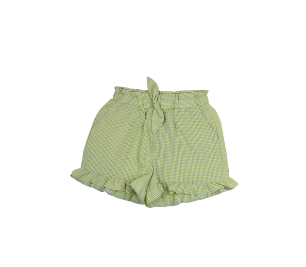 Žlutomodré kostkované kraťasy Primark