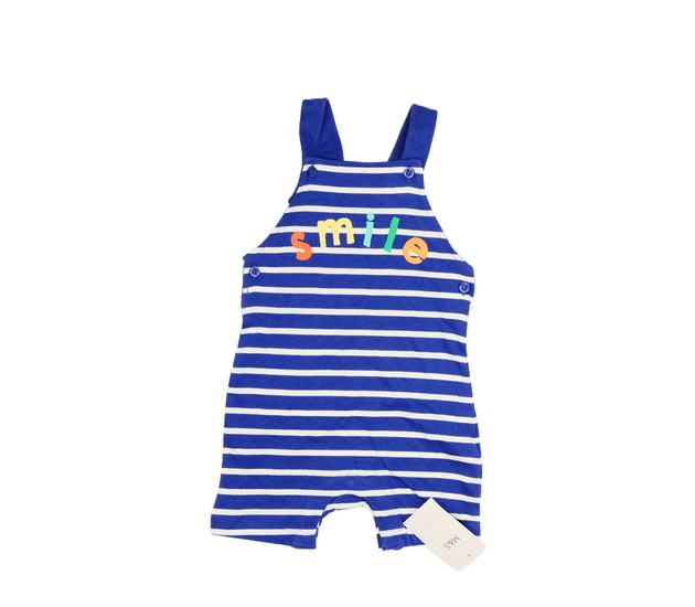 Nové modré pruhované kraťasy s laclem M&S