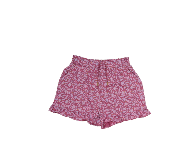 Nové malinové kraťasy s listy Tu