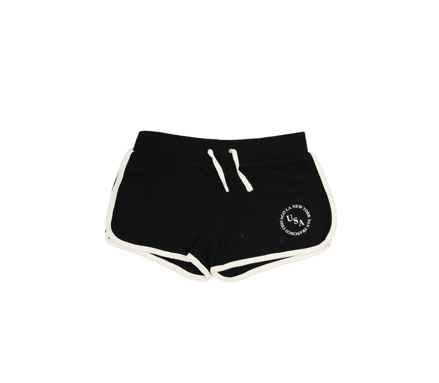 Černé kraťasy s bílými okraji New Look