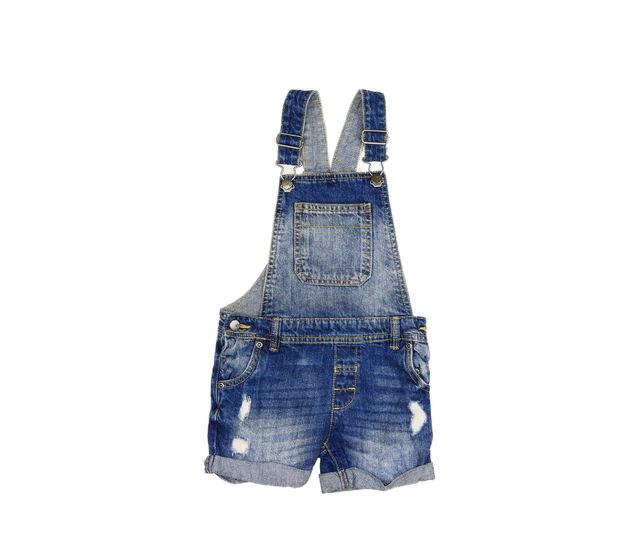 Modré riflové kraťasy s laclem Nutmeg