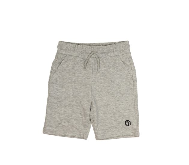 Šedé melírované teplákové kraťasy F&F