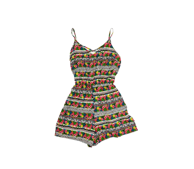 Vzorovaný letní kraťasový overal M&Co