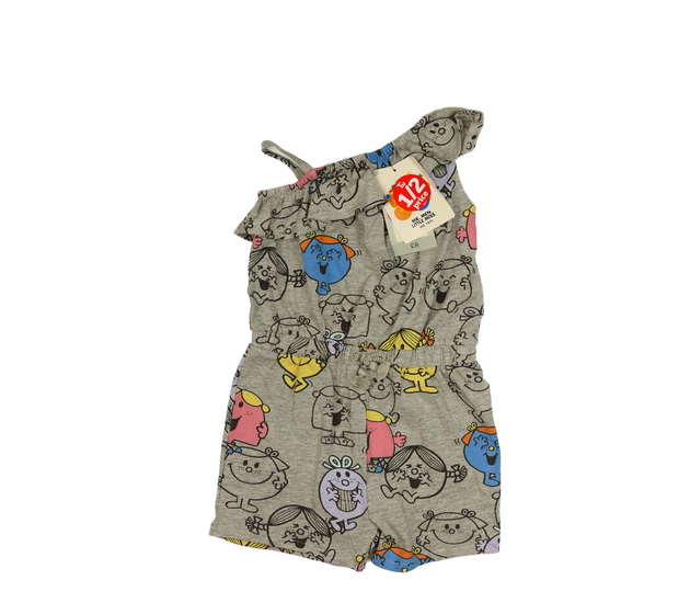 Nový šedý kraťasový overal Tu