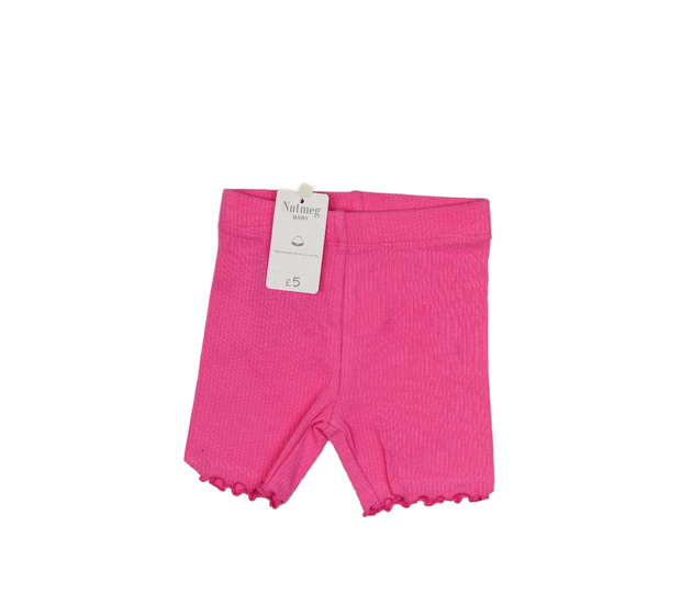 Nové růžové žebrované kraťasy Nutmeg