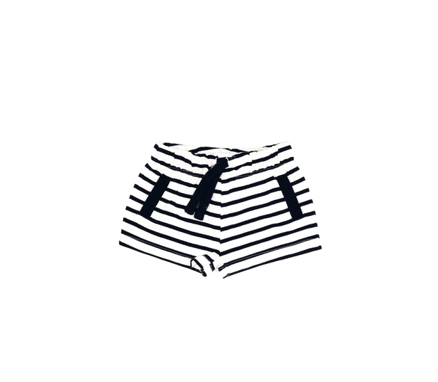 Modro-bílé pruhované kraťasy F&F