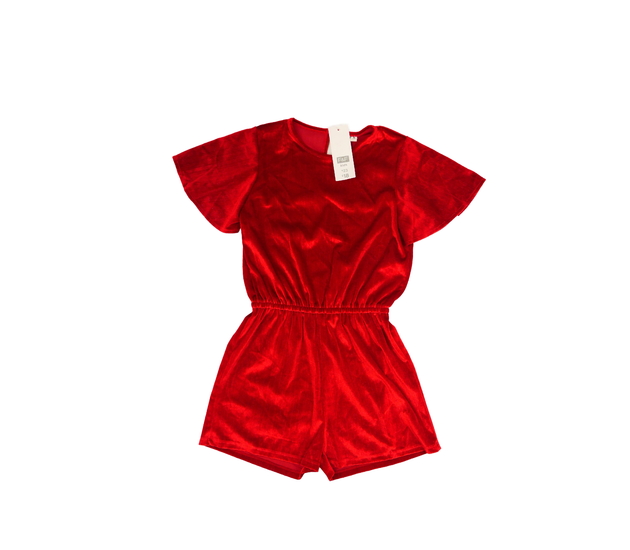Nový červený kraťasový overal F&F