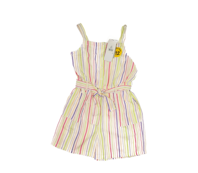 Nový pruhovaný lehký kraťasový overal George