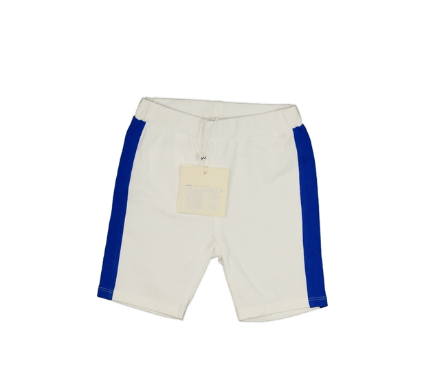 Nové bílé kraťasy s modrým pruhem 