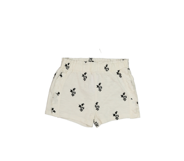 Bílé kraťasy s květinami George