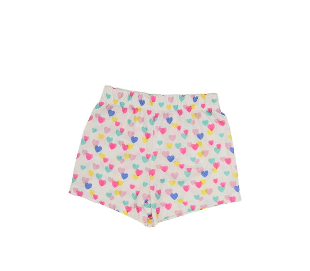 Bílé kraťasy se srdíčky Primark