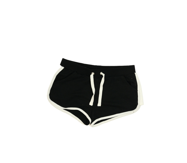 Černé kraťasy s bílými detaily Primark