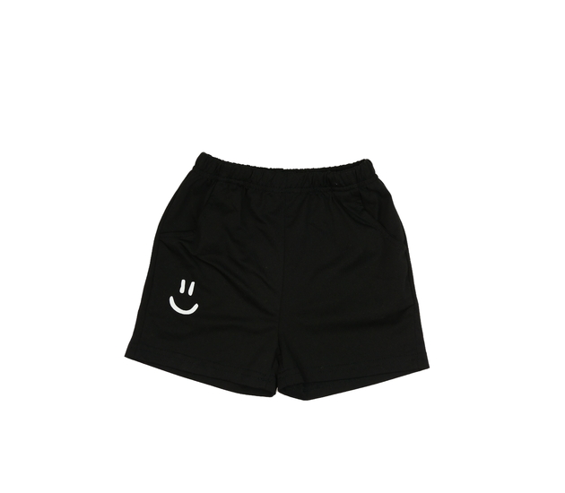 Černé kraťasy se smajlíkem