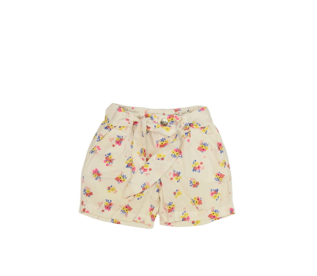 Krémové květinové kraťasy H&M