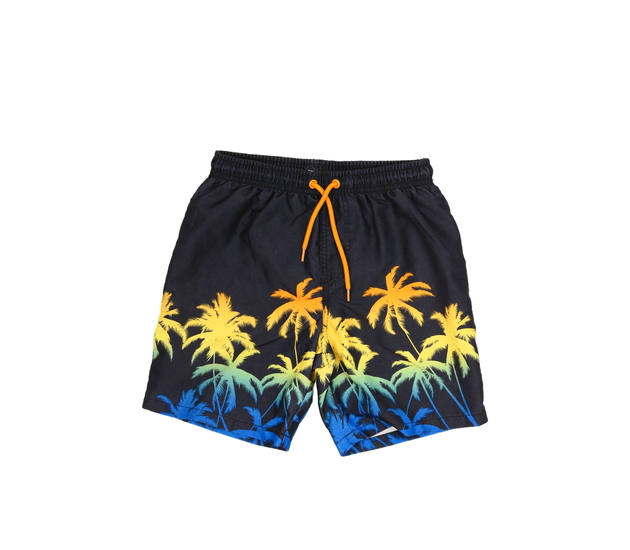 Černé kraťasy s palmami Primark