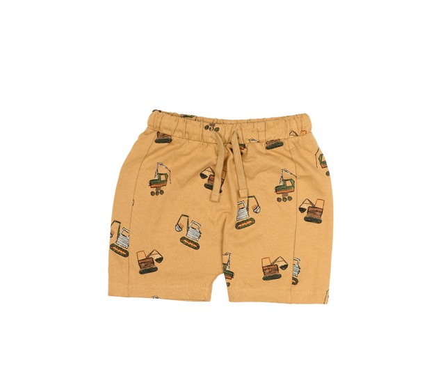 Hnědé kraťasy s bagrem George