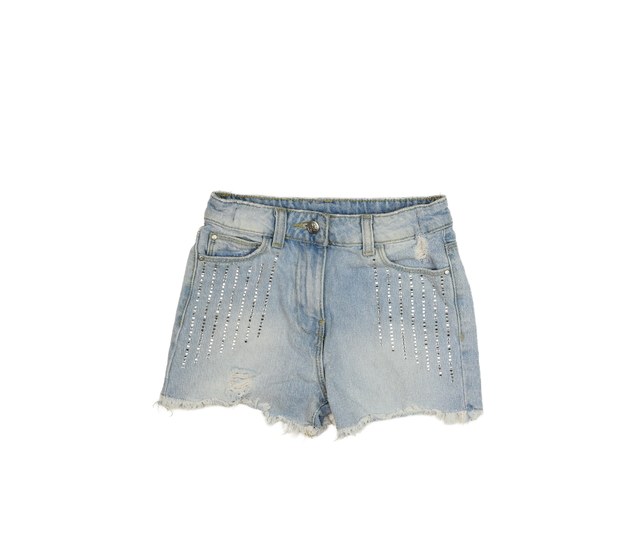 Světle modré riflové kraťasy 