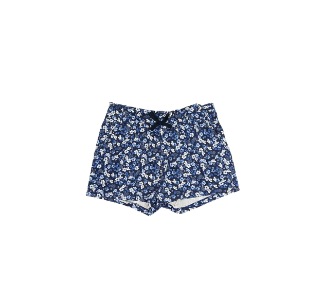 Nové tmavě modré květinové kraťasy H&M