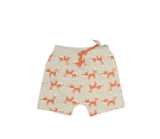 Nové šedé kraťasy s liškou 