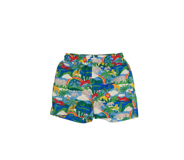 Kraťasy se zvířátky a vnitřní síťkou 