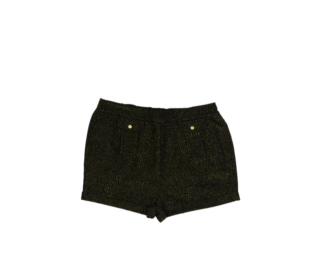 Černé kraťasy se zlatým metalickým vláknem George