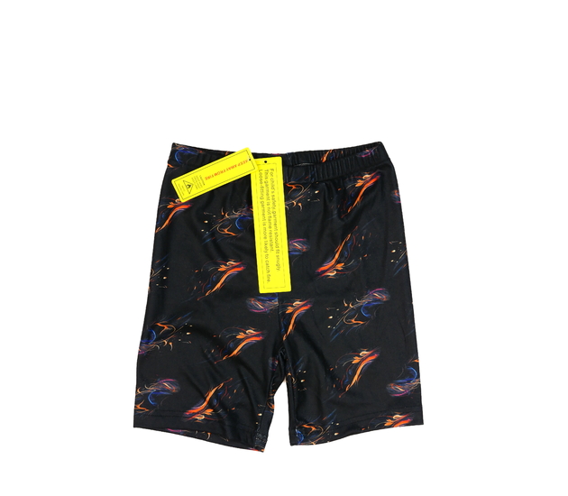 Nové černé vzorované kraťasy