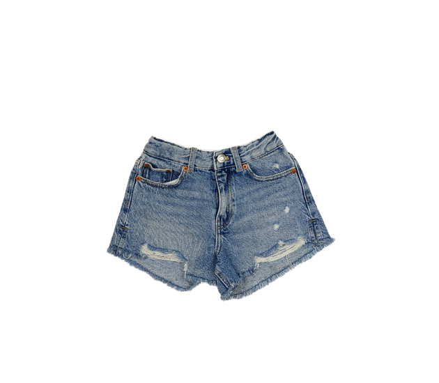 Modré riflové kraťasy Zara