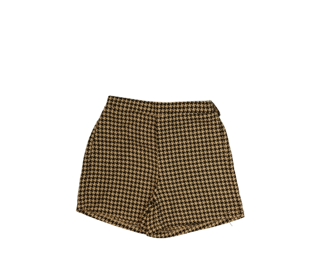 Hnědé vzorované kraťasy