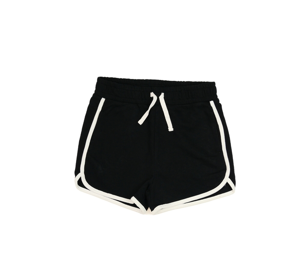 Černé kraťasy s bílými pruhy George