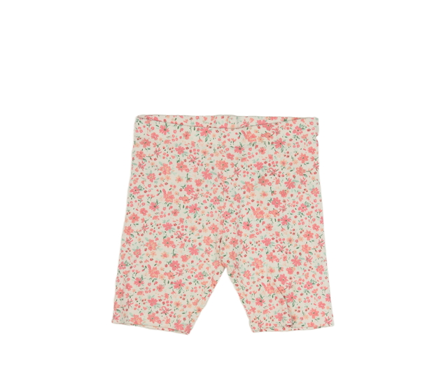 Bílé žebrované květinové kraťasy George